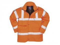 Jól láthatósági kabát vasúti dolgozók részére - narancs