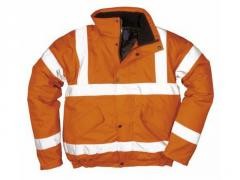 Jól láthatósági dzseki vasúti dolgozók részére - narancs